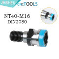 DIN2080 Adaptor Pull Studs BT40 1PCS CNC Retention Knob Pull Stud NT40 DIN2080 M16 for Milling Tool Holder cutting tools machine