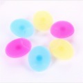 Newborn Baby Soft Silica Gel Healthy Shampoo Brush Massage Bath Brush Soft Brush Infant Body Hair Accessories 3 Colors Hot Sale