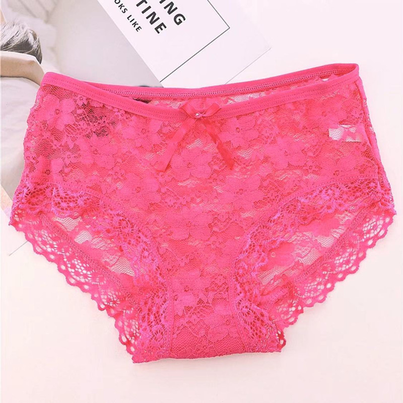 4pc/lot Soft Briefs Lace Young Solid Color Summer Little Girl's Big Girl's Underwear Hipster 10-16Years