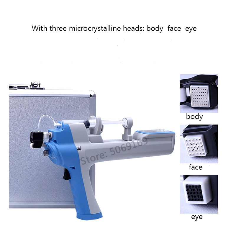 Handheld No-Needle Mesotherapy Injection Guns Vanadium Titanium Nano Device For Facial Whitening Remove Wrinkles Beauty Machine