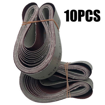 10Pc 50x686mm Abrasive Sanding Grinding Belts For Belt Sanders Bench Grinder 60-240 Grit For Portable Electric Accessories