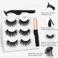 YAPEMAKER Magnetic Eyelashes Natural 3D Mink False Eyelashes Magnetic Eyeliner Eyelash Curler Fake Eyelash Extension Makeup