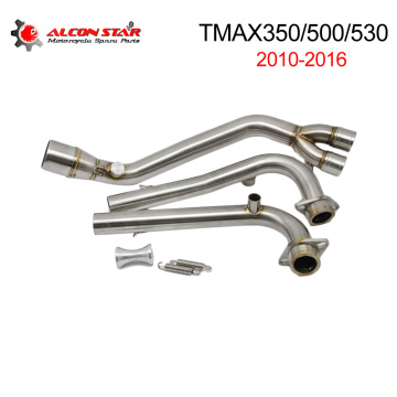 Alconstar- 50.8mm Motorcycle Exhaust Muffler Full System Header Pipe For Yamaha T-MAX Tmax 350 TMAX500 T-MAX 530 2010-2016 Race
