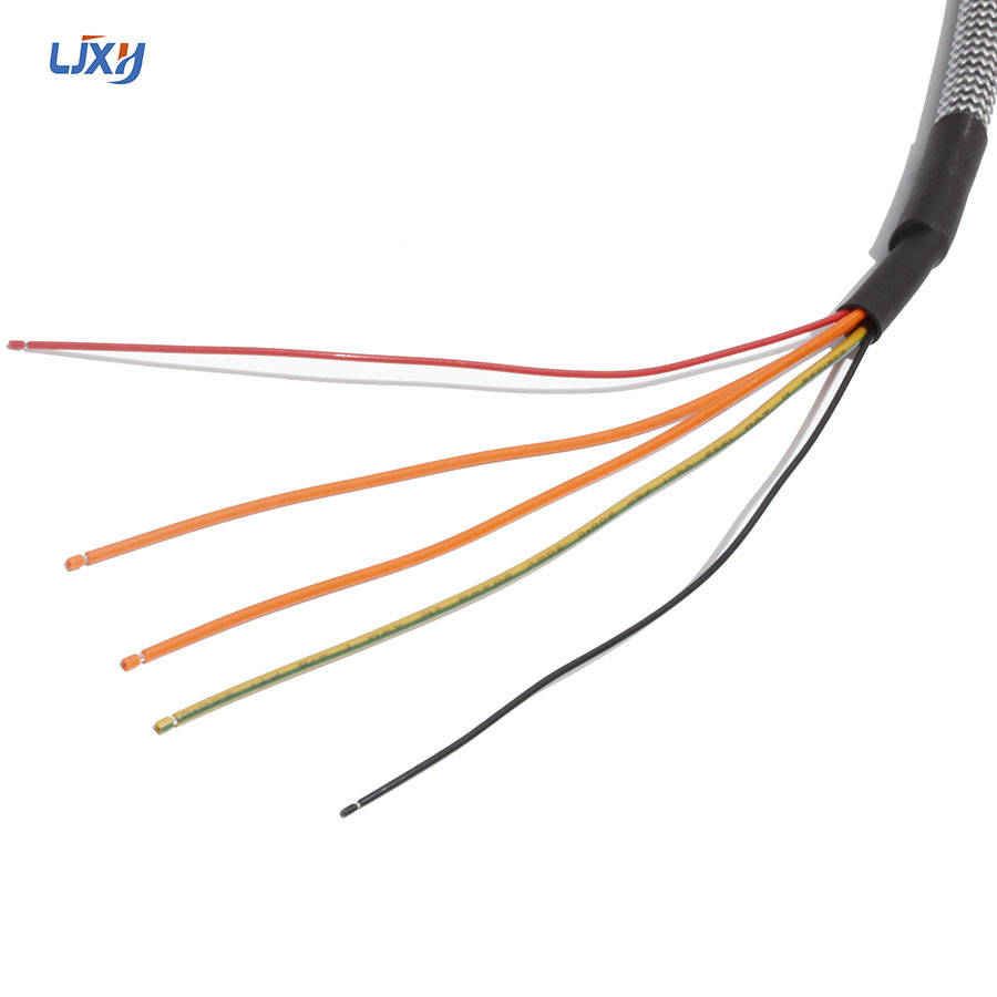 LJXH 20mm Electric Hot Runner Spiral Coil Nozzle Band Heaters with K Thermocouple 3x3 Cross Section