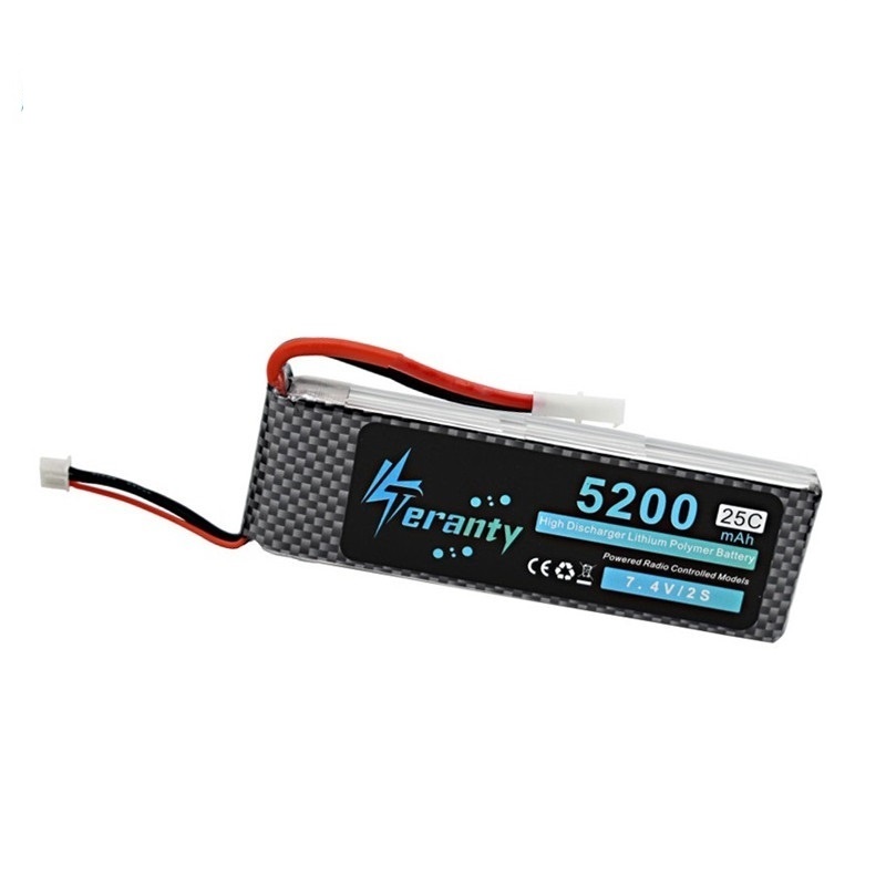 Tamiya Connectors 7.4v 5200mAh Lipo Battery For RC Car Boats Robots Airplanes Helicopter Parts 2s battery 7.4v RC Drones Battery