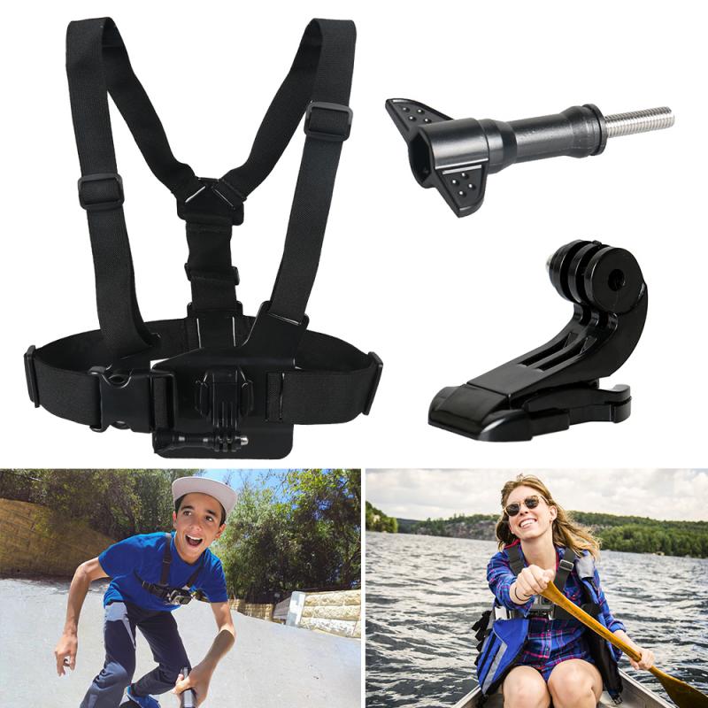 For GoPro Hero 1/2/3/3+/4 Adjustable Chest Strap Photography Strap Mount Belt Sports Action Video Camera Accessories