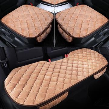 Linen Fabric Car Seat Cover Four Seasons Front Rear Flax Cushion Breathable Protector Mat Pad Auto accessories