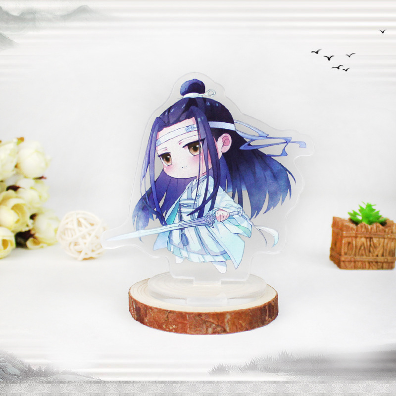 Anime Tian Guan Ci Fu Small Display Stand Figure Model Plate Holder Japanese Cartoon Figure Collection Jewelry Christmas Gift
