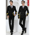 Pilot Uniform Air Captain Jacket Pants Avion Airline Men Top Trousers Security Guard Manager Costume Aeronautica Militare Suit