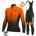 STRAVA Winter Fleece 2021 Mens Cycling Jersey Set Mountian Bicycle Clothes Wear Ropa Ciclismo Racing Bike Clothing Cycling Set