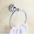 Chrome Polished Porcelain Bathroom accessories Bath Hardware Set Towel Shelf Towel Bar Paper Holder Cloth Hook 8600 series