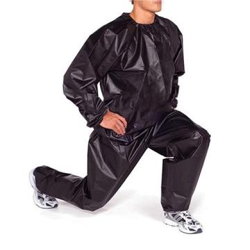 Unisex Sauna Suit PVC Fitness Weight Loss Sweating Sauna Suit Exercise Gym Pullover Sports Suit Calories Burner