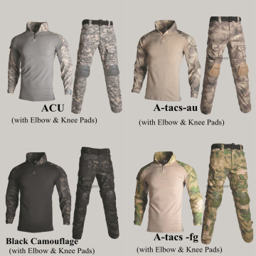 Men Tactical Ghillie Suits Military Uniform Mixed Color Shooting Clothing Hunting Camouflage Clothes Multicam Special Forces Set