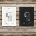 Vintage Toilet Paper Roll Patent Bathroom Wall Art Canvas Paintings Technology Posters DIY Photo Framed Wall Prints Home Decor