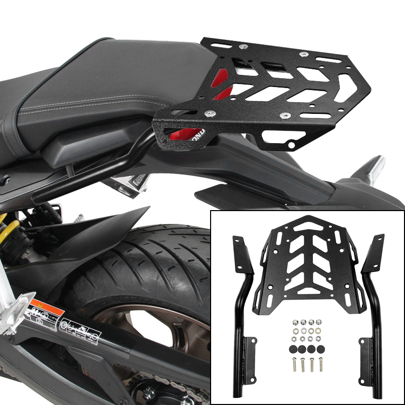 Motorcycle Rear Luggage Bracket Rack Carrier Plate Kit For Honda CB650R CBR650R 2019 2020 Cargo Shelf Carrier Top Mount Bracket