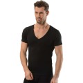 Jiber Men's Lycra V-Neck Half Sleeve Undershirt - 213