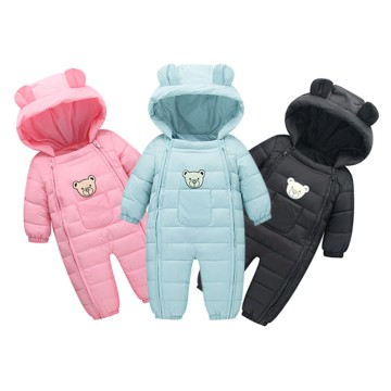 Winter Jumpsuit Newborn Baby Boys Girls Kids Rompers Winter Thick Cotton Warm Clothes Jumpsuit Baby Girl Clothes