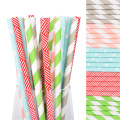 125 pcs Mixed Paper Drinking Straws Party Wedding Decoration Baby Shower Kids Birthday Party Supplies favors valentine decor