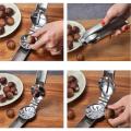 Stainless Steel 2 in 1 Quick Chestnut Clip Walnut Pliers Metal NutCracker Sheller Nut Opener Kitchen Tools Cutter Gadgets