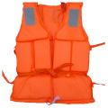 Lightweight Adult Nylon foam Swimming Size with SOS Sport Durable Water Life Jacket Supplies Adjustable Life whistle Jacket Vest