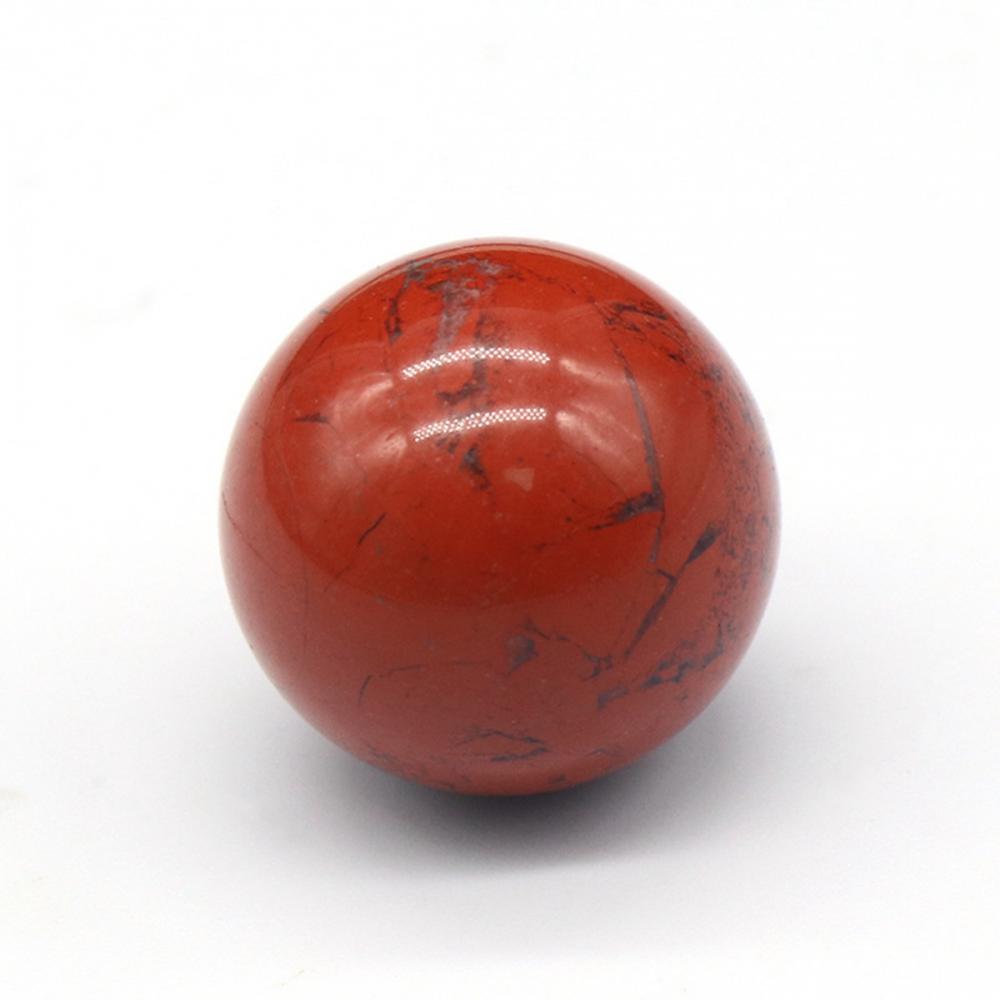 20MM Red Jasper Chakra Balls for Stress Relief Meditation Balancing Home Decoration Bulks Crystal Spheres Polished
