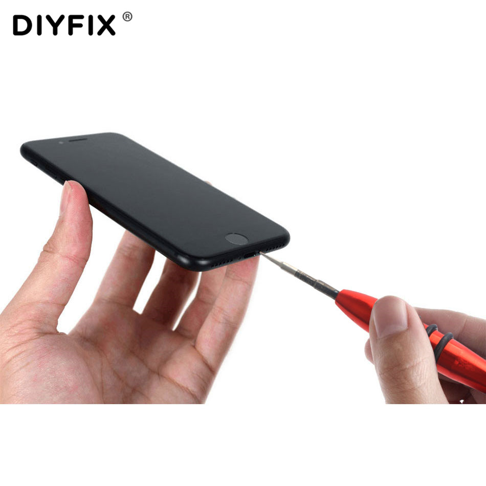 DIYFIX P2 0.8 Pentalobe Magnetic Screwdriver for Apple iPhone X 8 7 6s 6 5s 5 Bottom Star Screws Open Repair Tool