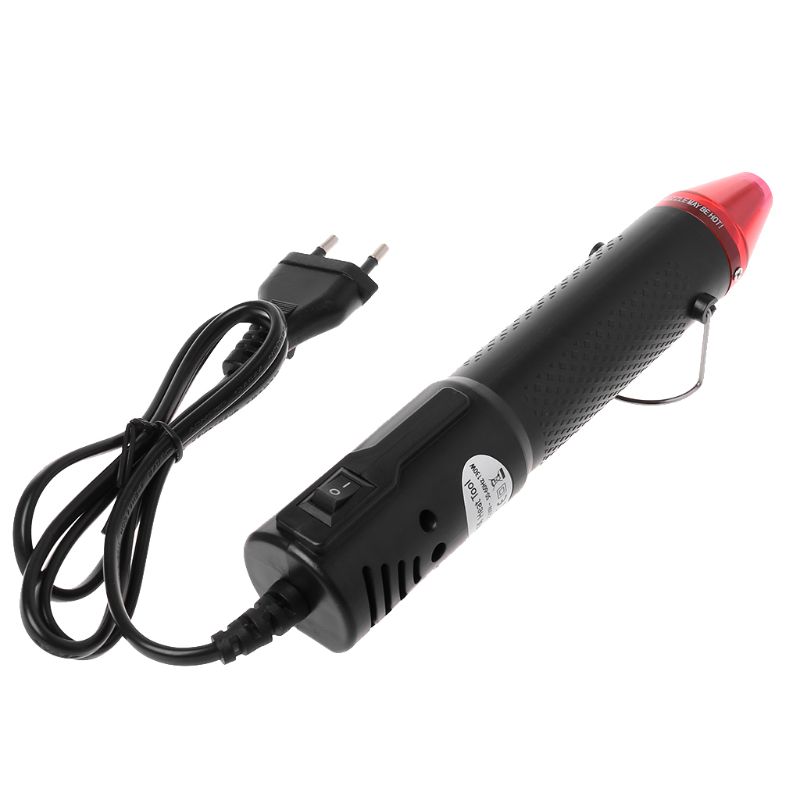 300W 220V Mini Heat Gun Shrink Hot Air Temperature Electric Power Nozzles Tool DIY Embossing EU Plug