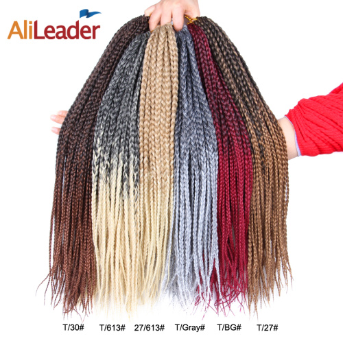 Colors 12-30inch Synthetic Box Braid Crochet Hair Extension Supplier, Supply Various Colors 12-30inch Synthetic Box Braid Crochet Hair Extension of High Quality