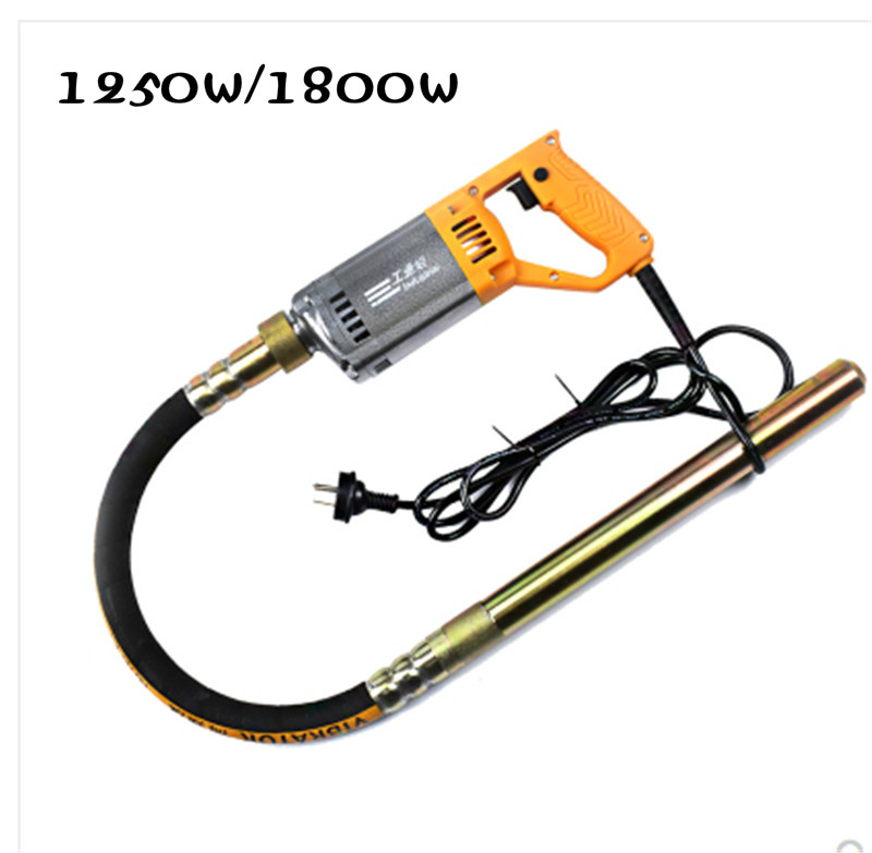 35mm 220V Concrete Vibrator 1280W/1800W With Copper Motor vibrator for concrete