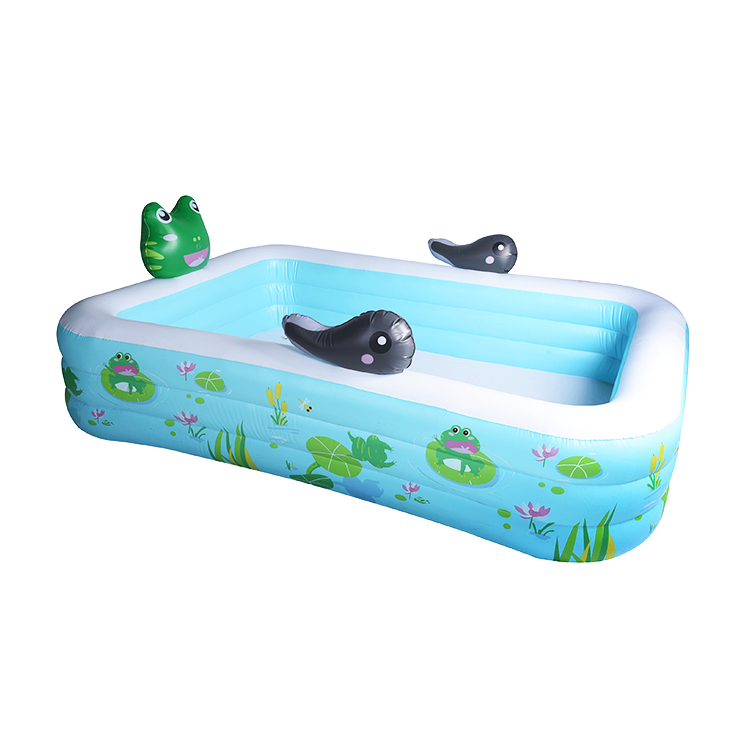 Frog inflatable swimming pool