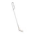 1pcs Stainless Steel Ash Rake Tool with Long Handle for Wood Burning Stove Grilling BBQ Oven Accessories