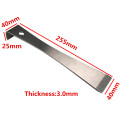 Mutifunction Stainless Steel Prybar and Scraper Razor Sharp Scraper Edges for Nail and Tack Pulling Prying and Scraping