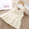 Baby Girls Dress Vest Waistcoat Sweater For Girl Cute Knitted Wear Clothes Children Kids Infant Knitwear Outerwear high quality