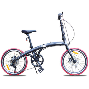 Ultralight Folding Bike 20 inch 7 speed Front and Back Disc Brake Portable Mini Bicycle Road Bike Adult Student Bicicleta