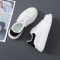 Winter New Fleece-Lined White Shoes Female Students Platform Height Increasing Women's Casual Shoes Women's Shoes