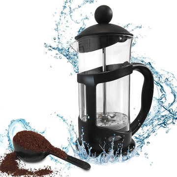 High temperature resistant borosilicate coffee filter pot French Press Coffee Maker 12 Ounce 0.35L(3 Cup) Black S19 35