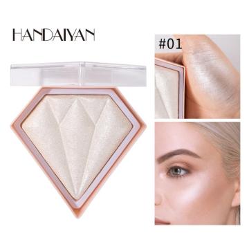 HANDAIYAN 5 Colors Highlighter Powder Palette Diamond Face Powder Bronzer iluminador highlighter makeup iluminador maquillaje