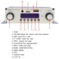 Kentiger DC 12V HI-FI Digital FM Radio Audio Player Car Amplifier FM Radio Stereo Player Support SD / USB / DVD / MP3 Input