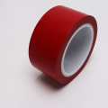 red PTFE skived film with silicone adhesive tape