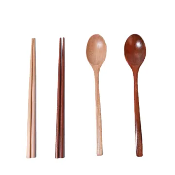Wooden Spoon and Chopsticks Set for Kitchen Dining