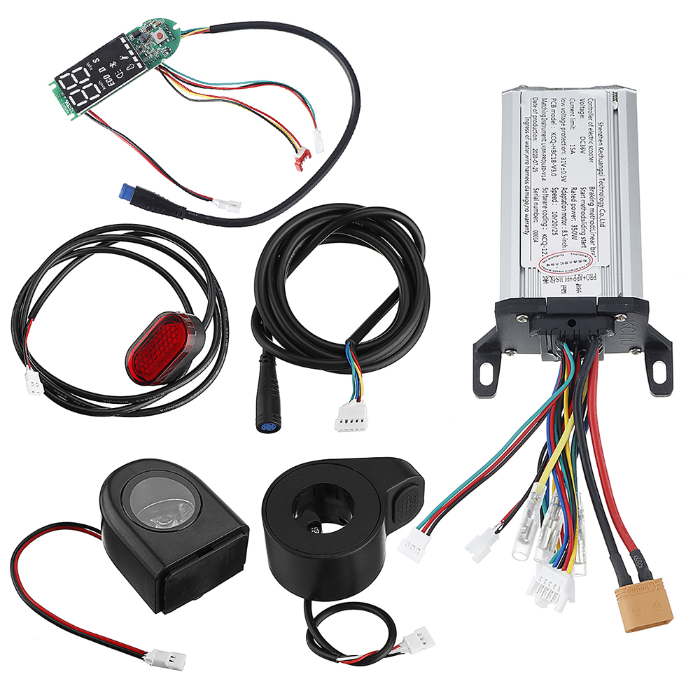 42V 350W 15A Motor Controller+Dashboard+Front/Rear Light For Xiaomi Scooter Electric Bicycle E-bike
