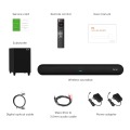 100W TV SoundBar 2.1 Wireless Bluetooth Speaker Home Theater System Subwoober 3D Surround Remote Control Wall Mountable