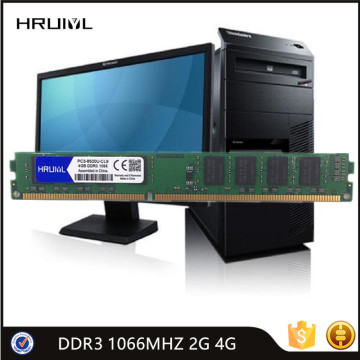 HRUIYL Desktop Memory DDR3 1066 MHZ 2GB 4GB 1.5V 240 Pin DIMM PC3-8500U Motherboard 1066MHZ 2G 4G RAM Module Memoria Stick New