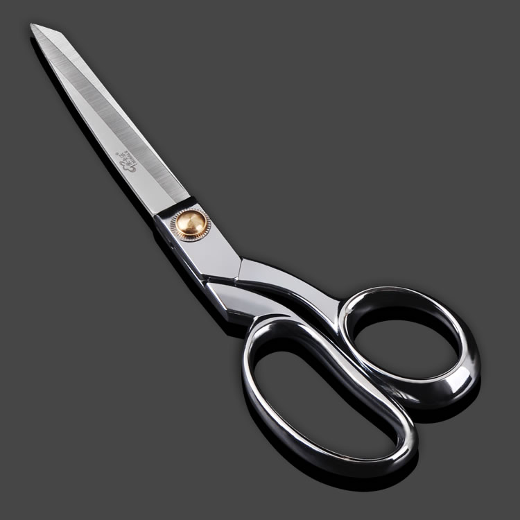 Free Shipping Mikala Full Stainless Steel Professional Tailor Scissors Household Sewing Clothes Laciness Scissors Textile Tool
