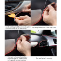 Ceyes 5M Car Accessories Styling Interior Decoration Mouldings Flexible Auto Door Dashboard Edge Universal Central Control Strip