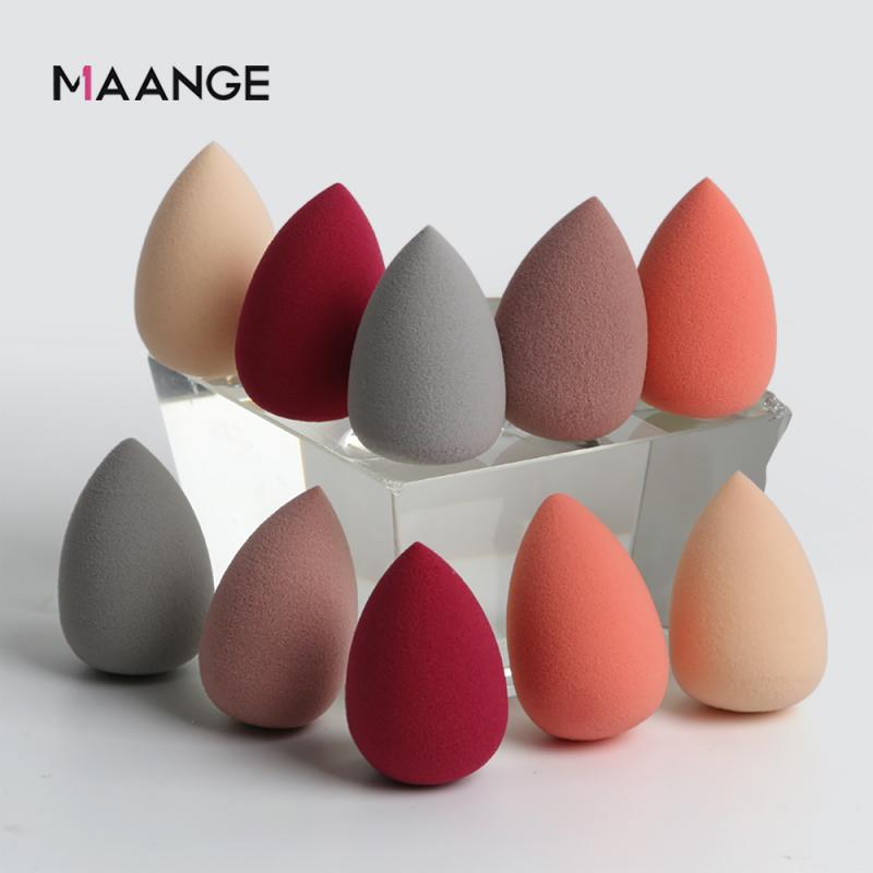 10pcs Makeup Sponge Puff Drop Shape Egg Cosmetic Puff Face Liquid Foundation Smooth Blending Powder Puff Cosmetic Tools