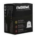 EMOHOME 5/10pcs Refillable Nespresso Coffee Capsule Pod Reusable Compatible Nespresso Machines Retail, Not Machine