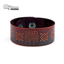 my shape Veles God Symbol Bracelets Warding Bear Paw Talisman Amulet Viking Jewelry Men Religious Knot Bangles Jewelry