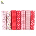 7pcs 24x24cm Mixed Printed Cotton Sewing Quilting Fabrics Basic Quality for Patchwork Needlework DIY Handmade Cloth