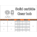 M0.5 Modulus Pressure Angle 20 Solid carbide Gear hob 25x8mm Inner hole 1pcs